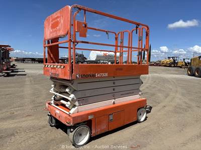 2017 Snorkel S4732E 32' Electric Scissor Lift Mobile Aerial Platform bidadoo
