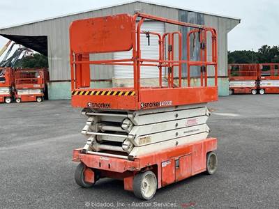 2019 Snorkel S4732E 32' Electric Scissor Lift Man Aerial Platform bidadoo