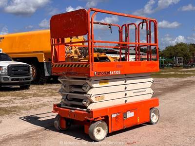 2018 Snorkel S4732E 32' Electric Scissor Lift Man Aerial Platform bidadoo