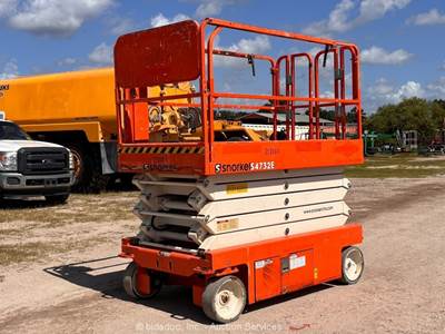 2018 Snorkel S4732E 32' Electric Scissor Lift Man Aerial Platform bidadoo