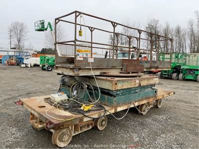 Southworth Spacesaver Industrial Hydraulic Scissor Lift Table Rail Car bidadoo