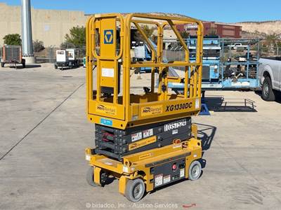 2021 XCMG XG1330DC 13' Electric Scissor Lift Man Aerial Work Platform bidadoo