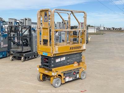 2021 XCMG XG1330DC 13' Electric Scissor Lift Man Aerial Platform bidadoo -Repair