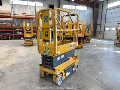 2021 Xcmg XG1330DC 12' Electric Scissor Lift Man Aerial Platform bidadoo