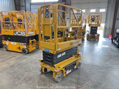 2021 Xcmg XG1330DC 12' Electric Scissor Lift Man Aerial Platform bidadoo