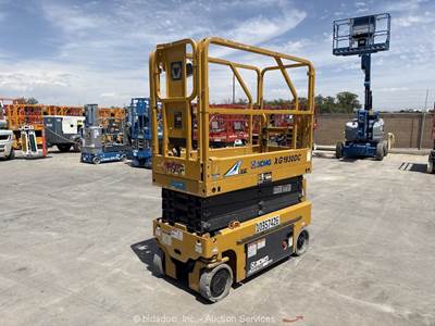 2021 XCMG XG1930DC 19' Electric Scissor Lift Man Aerial Platform Manlift bidadoo