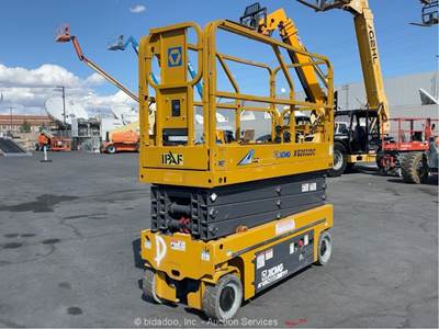 2021 Xcmg XG2632DC 26' Electric Scissor Lift Man Aerial work Platform bidadoo