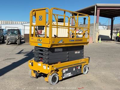 2021 XCMG XG3246DC 33' Electric Scissor Lift Man Aerial Work Platform bidadoo