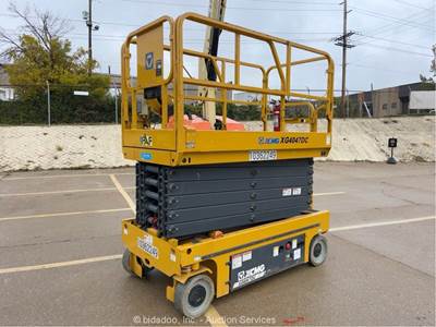 2021 XCMG XG4047DC 40' Electric Scissor Lift Man Aerial Platform Manlift bidadoo