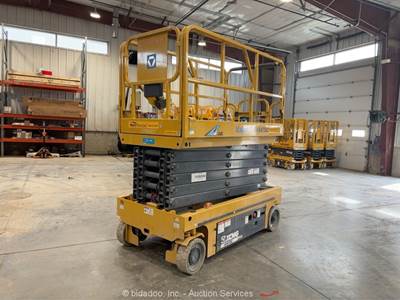 2021 XCMG XG4047DC 40' Electric Scissor Lift Man Aerial Platform Manlift bidadoo
