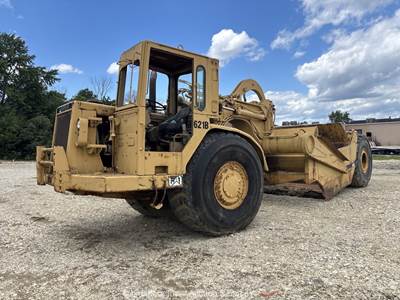 Caterpillar 621B 14 Yard Wheel Tractor Motor Scraper CAT 3406 Diesel bidadoo