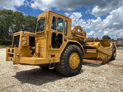 Caterpillar 621B 14 Yard Wheel Tractor Motor Scraper CAT 3406 Diesel bidadoo