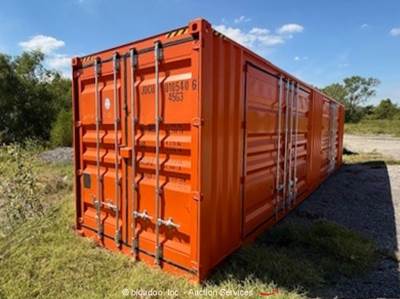 40' HQ High-Cube Two Side Door Shipping Storage Container Conex bidadoo -New