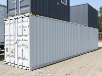40' HQ High-Cube Shipping Storage Container Conex 71,650 LB Gross bidadoo -New