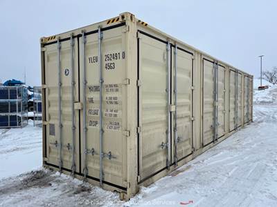 40' HQ High-Cube Four Side Door Shipping Storage Container Conex bidadoo -New
