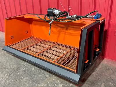 2026 Pabreak SCB270 84"Vibratory Screen Bucket Hydraulic Skid Steer bidadoo -New