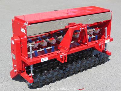 AGT STSD10 Seeder Attachment Skid Steer w/3-Point Tractor Hitch bidadoo -New