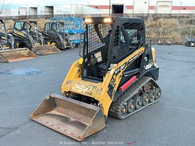 2018 ASV RT-30 Skid Steer Crawler Track Loader Aux Hyd Perkins Bucket bidadoo