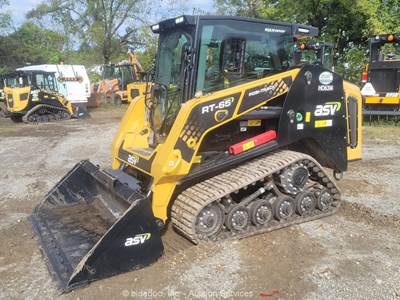 2023 ASV RT-65 Skid Steer Track Loader Cab Crawler Aux Hyd Q/C Deutz bidadoo