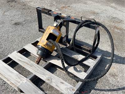2022 Belltec LC-300 Skid Steer Hydraulic Auger Drive Attachment Tool bidadoo