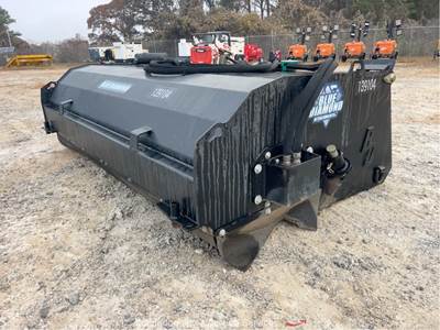 2025 Blue Diamond 116522 84" Skid Steer Hydraulic Broom Attachment bidadoo