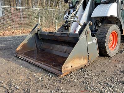 Bobcat 62 Combo Bucket 4 in 1 Skid Steer Bucket Blade Grapple Attachment bidadoo