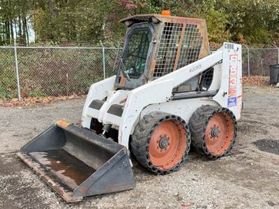 Bobcat 853 Skid Steer Wheel Loader Diesel Tractor Cab Heat Aux Bucket bidadoo