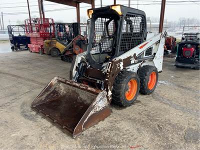 2017 Bobcat S450 Skid Steer Wheel Loader Aux Hydraulics Bucket Tractor bidadoo