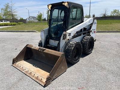 2017 Bobcat S550 Skid Steer Wheel Loader Cab Aux Hydraulics Bucket bidadoo