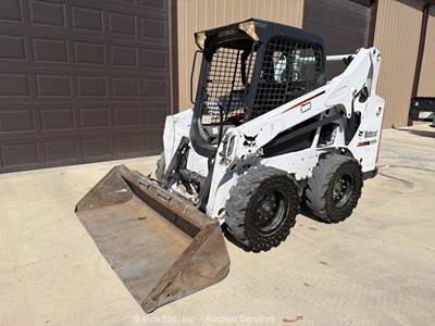 2016 Bobcat S570 Compact Skid Steer Wheel Loader Bucket Aux Hydraulics bidadoo