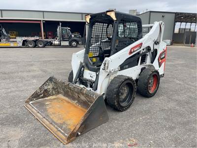 2023 Bobcat S590 Skid Steer Wheel Loader Bucket Aux Hydraulics Tractor bidadoo