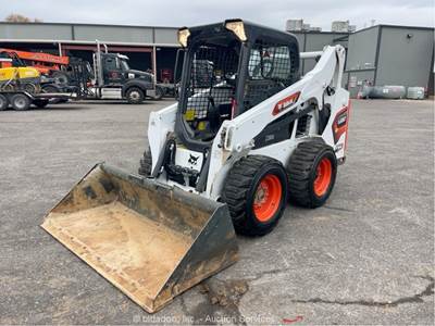 2023 Bobcat S590 Skid Steer Wheel Loader Bucket Aux Hyd Tractor LOW HOUR bidadoo
