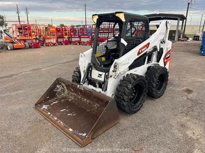 2022 Bobcat S590 Skid Steer Wheel Loader Tractor Aux Hydraulics Bucket bidadoo