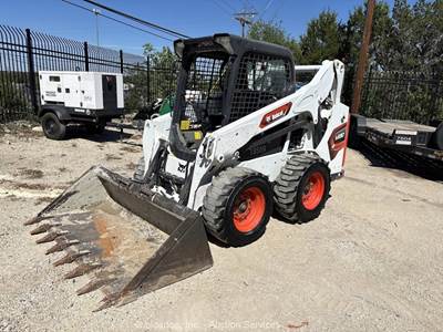 2022 Bobcat S590 Skid Steer Wheel Loader Tractor Auxiliary Hyd Bucket bidadoo