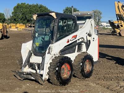 2023 Bobcat S590 Skid Steer Wheel Loader Enclosed AC Cab 68" Bkt Aux Hyd bidadoo
