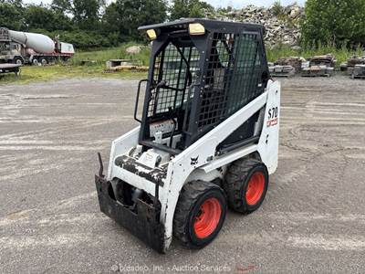 2017 Bobcat S70 Skid Steer Wheel Loader Cab Aux Hyd Q/C bidadoo