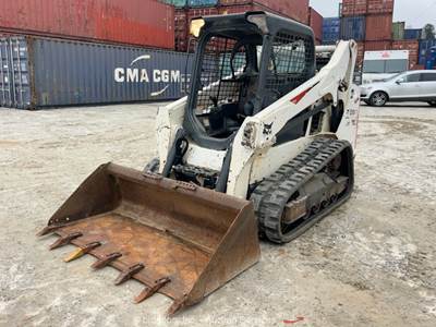 2019 Bobcat T590 Skid Steer Compact Track Loader Crawler Bucket Aux Hyd bidadoo