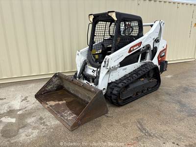 2020 Bobcat T590 Skid Steer Track Loader Crawler Hand Control bidadoo