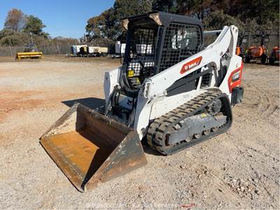2024 Bobcat T595 Skid Steer Track Loader Crawler Aux Hydraulics Bucket bidadoo