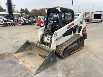 2024 Bobcat T595 Skid Steer Compact Track Loader Crawler Aux Hyd Bucket bidadoo