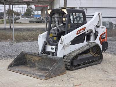2024 Bobcat T595 Skid Steer Track Loader Crawler Hyd Aux 72" Bucket bidadoo