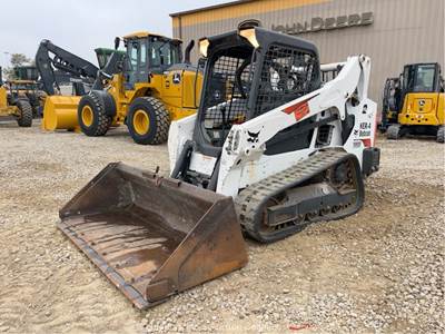 2019 Bobcat T595 Compact Skid Steer Track Loader Aux Hyd Tractor Bucket bidadoo