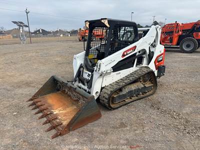 2024 Bobcat T595 Skid Steer Track Loader Crawler Aux Hyd Bucket Tractor bidadoo