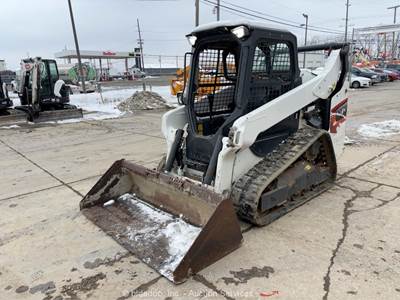 2022 Bobcat T64 Skid Steer Track Loader Crawler Bucket Aux Hydraulics bidadoo