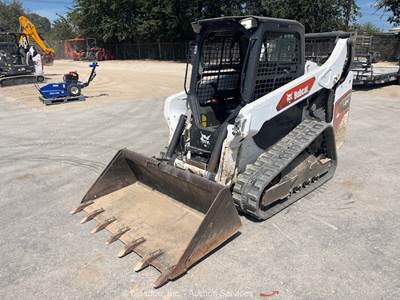 2021 Bobcat T64 Skid Steer Track Loader Crawler Aux Hydraulics Bucket bidadoo