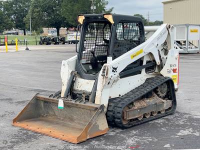 2018 Bobcat T650 Skid Steer Track Loader Crawler Aux Hyd Bucket bidadoo