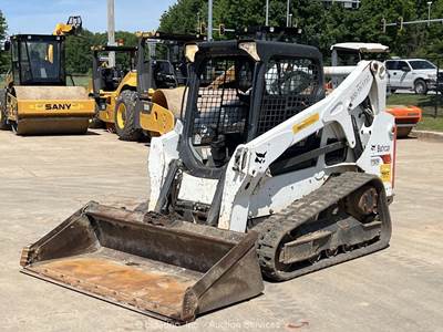 2017 Bobcat T650 Skid Steer Crawler Track Loader Tractor Aux Hyd Bucket bidadoo