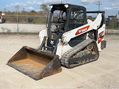 2021 Bobcat T66 Skid Steer Track Loader Crawler Loader Aux Hyd Bucket bidadoo