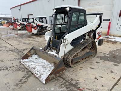 2023 Bobcat T66 Skid Steer Track Loader Crawler Aux Hyd Bucket Cab A/C bidadoo