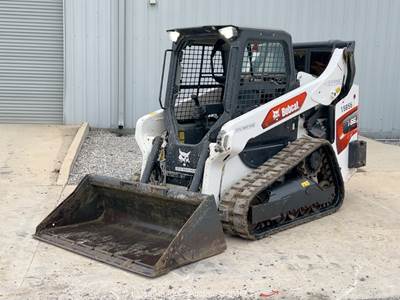 2022 Bobcat T66 Skid Steer Compact Track Wheel Loader Crawler Bucket Aux bidadoo
